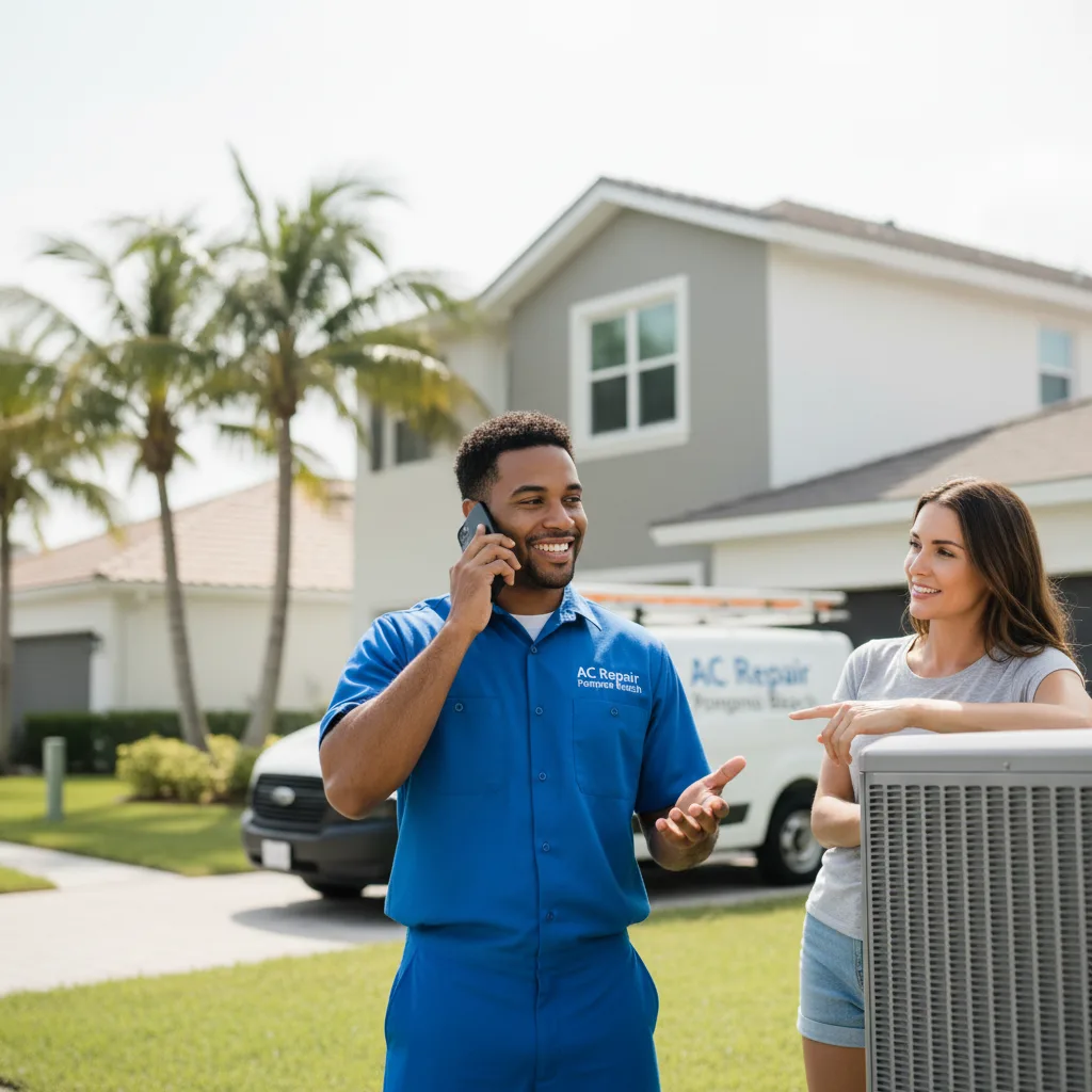 AC Repair Pompano Beach customer support in Lead
